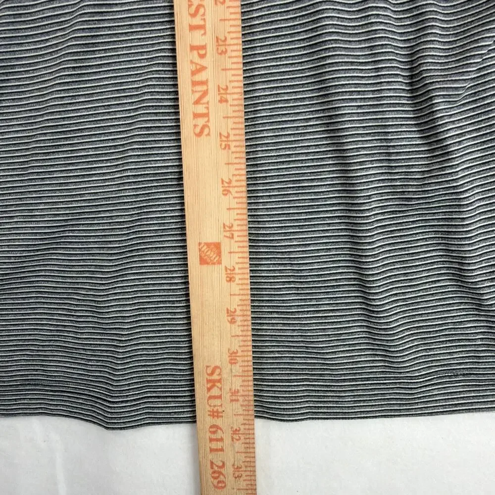 Adidas Climachill Golf Polo Mens XL Black Gray Striped Sherwood Country Club